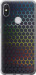 Чехол на Xiaomi Redmi S2 Переливающиеся соты 498t-1494 (Черный)