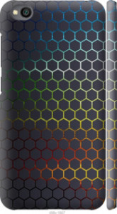 Чохол на Xiaomi Redmi Go Переливаючі соти 498m-1667 (Чорний)