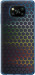 Чехол на Xiaomi Poco X3 Переливающиеся соты 498u-2073 (Черный)