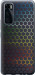 Чехол на Vivo V20 SE Переливающиеся соты 498u-2128 (Черный)