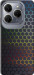 Чехол на Tecno Spark 20 Pro Переливающиеся соты 498u-3620 (Черный)
