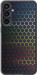 Чехол на Samsung Galaxy S23 FE Переливающиеся соты 498u-3136 (Черный)