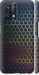 Чехол на Realme 9 Pro Plus Переливающиеся соты 498m-2596 (Черный)