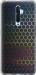 Чехол на Oppo Reno 2Z Переливающиеся соты 498u-1867 (Черный)