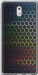 Чехол на Nokia 3 Переливающиеся соты 498t-818 (Черный)