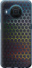 Чехол на Nokia X20 Переливающиеся соты 498u-2532 (Черный)