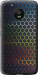 Чехол на Motorola Moto G5 Переливающиеся соты 498u-832 (Черный)