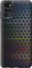 Чехол на Motorola G22 Переливающиеся соты 498u-2681 (Чорний)