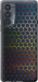 Чехол на Motorola Edge 20 Переливающиеся соты 498u-2497 (Черный)