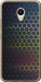Чохол на Meizu M5 Переливаючі соти 498u-420 (Чорний)