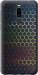 Чехол на Meizu X8 Переливающиеся соты 498u-1601 (Черный)