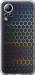Чехол на Infinix Note 12 Переливающиеся соты 498u-2927 (Черный)
