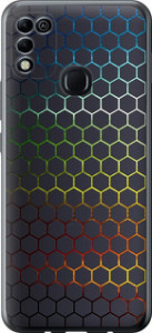 Чохол на Infinix Hot 11 Play Переливаючі соти 498u-2756 (Black)