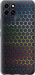 Чехол на Infinix Smart 6 Переливающиеся соты 498u-2758 (Черный)