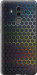 Чехол на Huawei Mate 10 Pro Переливающиеся соты 498t-1138 (Черный)