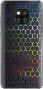 Чохол на Huawei Mate 20 Pro Переливаються соти 498t-1567 (Black)