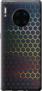Чохол для Huawei Mate 30 Pro Переливаються соти 498u-1796 (Чорний)