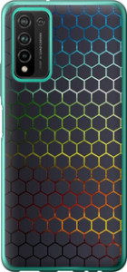 Чохол на Huawei Honor 10X Lite Переливаючі соти 498u-2198 (Чорний)