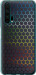 Чехол на Huawei Honor 20 Pro Переливающиеся соты 498t-1702 (Черный)