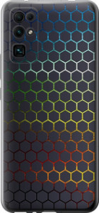 Чехол на Huawei Honor 30 Переливающиеся соты 498u-1921 (Черный)