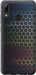 Чехол на Huawei P Smart 2019 Переливающиеся соты 498t-1634 (Черный)