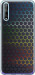Чехол на Huawei P Smart S Переливающиеся соты 498u-1813 (Черный)