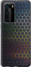 Чехол на Huawei P40 Pro Переливающиеся соты 498t-1839 (Черный)