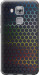 Чехол на Huawei Nova Plus Переливающиеся соты 498u-961 (Черный)