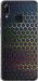 Чехол на Huawei Nova 3 Переливающиеся соты 498u-1535 (Черный)
