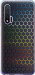 Чехол на Huawei Nova 6 Переливающиеся соты 498u-1821 (Черный)