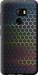 Чехол на HTC One X10 Переливающиеся соты 498u-995 (Черный)