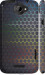 Чехол на HTC One X Переливающиеся соты 498c-42 (Черный)