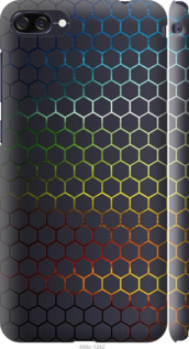 Чехол на Asus ZenFone 4 Max ZC520KL Переливающиеся соты 498m-1242 (Черный)