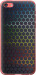 Чехол на iPhone 5c Переливающиеся соты 498t-23 (Черный)