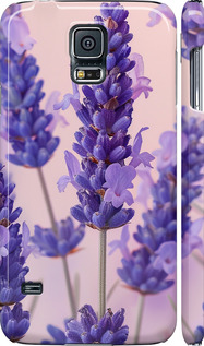 Чехол на Samsung Galaxy S5 Duos SM G900FD Лаванда 6037m-62 (Фиолетовый)