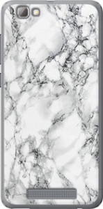 Чохол на ZTE A610 Мрамор білий 4480u-433 (Black)