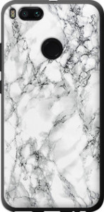 Чохол для Xiaomi Mi A1 Мрамор білий 4480u-1132 (Black)