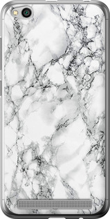Чохол на Xiaomi Redmi 5A Мрамор білий 4480t-1133 (Black)