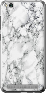 Чохол на Xiaomi Redmi 5A Мрамор білий 4480t-1133 (Black)