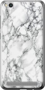 Чохол на Xiaomi Redmi 5A Мрамор білий 4480u-1133 (Black)