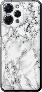 Чохол на Xiaomi Redmi 12 Мрамор білий 4480u-3114 (Black)