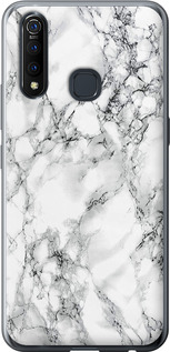 Чохол на Vivo Z5X Мрамор білий 4480u-1765 (Чорний)