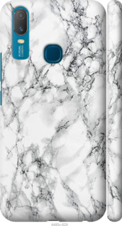 Чохол на Vivo Y11 Мрамор білий 4480m-629 (Чорний)