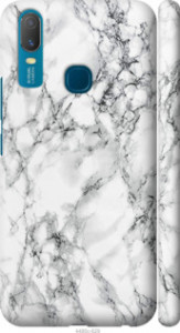Чохол на Vivo Y11 Мрамор білий 4480m-629 (Чорний)