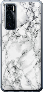 Чохол на Vivo V20 SE Мрамор білий 4480u-2128 (Black)