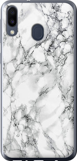Чохол на Samsung Galaxy M20 Мрамор білий 4480t-1660 (Black)