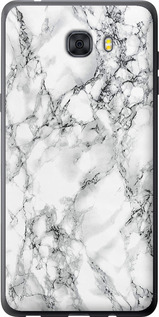 Чехол на Samsung Galaxy C9 Pro Мрамор білий 4480u-720 (Black)
