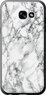 Чехол на Samsung Galaxy A5 (2017) Мрамор белый 4480u-444 (Черный)