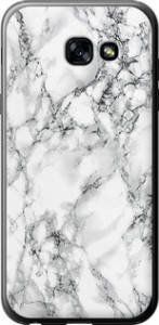 Чехол на Samsung Galaxy A5 (2017) Мрамор белый 4480u-444 (Черный)