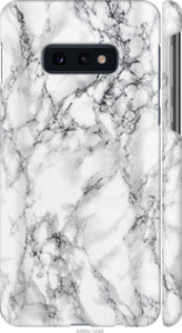 Чохол для Samsung Galaxy S10e Мрамор білий 4480m-1646 (Чорний)